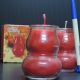 5號葫蘆蠟燭(酥油)紅色-約可燃燒時間1天-零售價$40整箱48對入$1800